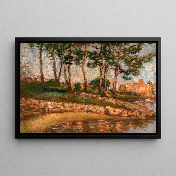 in the south of France - Alice Pike Barney — framed artwork on a wall