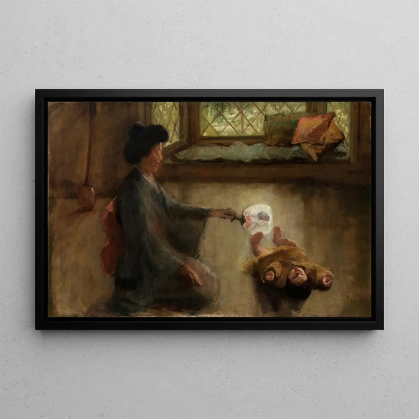 Japanese Lullaby Painting - Alice Pike Barney — framed artwork on a wall