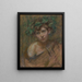 Young Faun - Alice Pike Barney — framed artwork on a wall