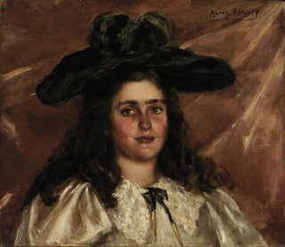 Laura Alice au grand chapeau - Alice Pike Barney — artwork view