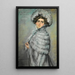Laura Alice in Gray - Alice Pike Barney — framed artwork on a wall