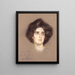 Laura Attentive - Alice Pike Barney — framed artwork on a wall