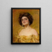 Laura in Yellow - Alice Pike Barney — framed artwork on a wall