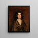 Laura at sixteen years old - Alice Pike Barney — framed artwork on a wall