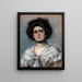 Laura with Fichu - Alice Pike Barney — framed artwork on a wall
