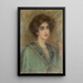 Reproduction of the painting Laura in Green Cape - Alice Pike Barney
