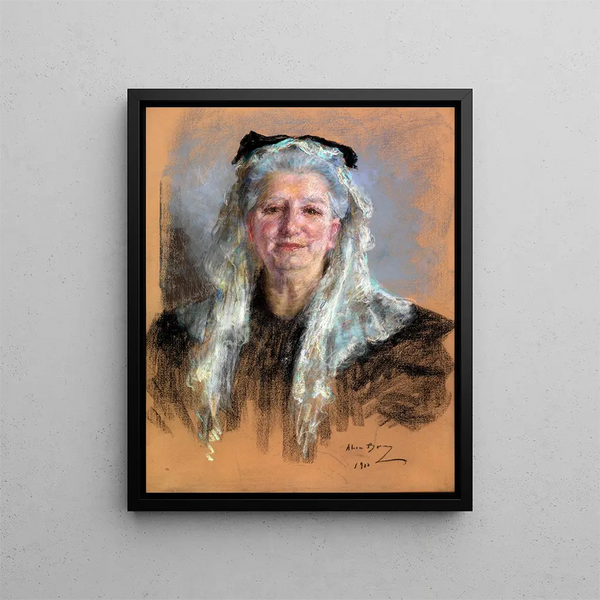 Madame Girard - Alice Pike Barney — framed artwork on a wall