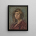 Madame R. Painting - Alice Pike Barney — framed artwork on a wall