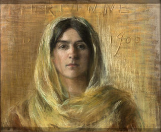 Marianne in yellow - Alice Pike Barney — artwork view