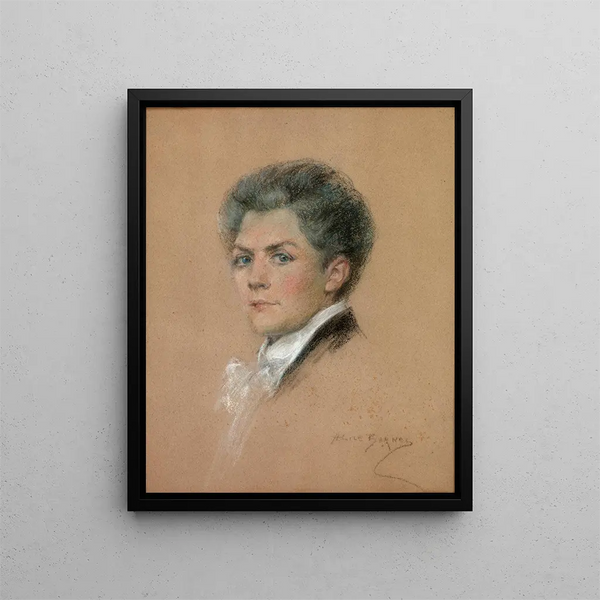 Marie Huet la Peintre - Alice Pike Barney — framed artwork on a wall