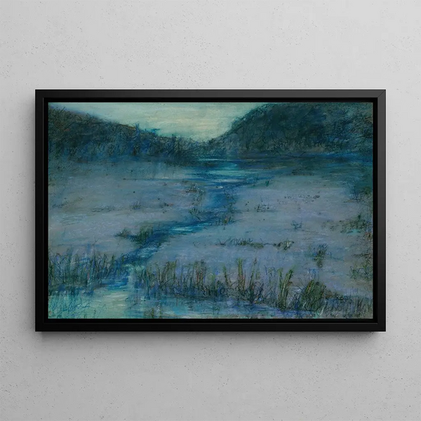 Marais at Twilight - Alice Pike Barney — framed artwork on a wall
