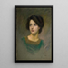 Monique - Alice Pike Barney — framed artwork on a wall