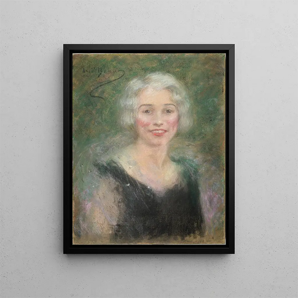 Mme Leslie Carter - Alice Pike Barney — framed artwork on a wall