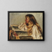Natalie and Missal - Alice Pike Barney — framed artwork on a wall