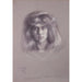 Reproduction of the painting Natalie with flowing hair - Alice Pike Barney