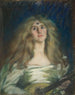Natalie with a Mandolin - Alice Pike Barney — artwork view