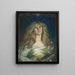 Natalie with a Mandolin - Alice Pike Barney — framed artwork on a wall