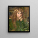Natalie with Necklace - Alice Pike Barney — framed artwork on a wall