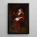 Natalie with Violin - Alice Pike Barney — framed artwork on a wall