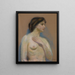 Nude - Alice Pike Barney — framed artwork on a wall