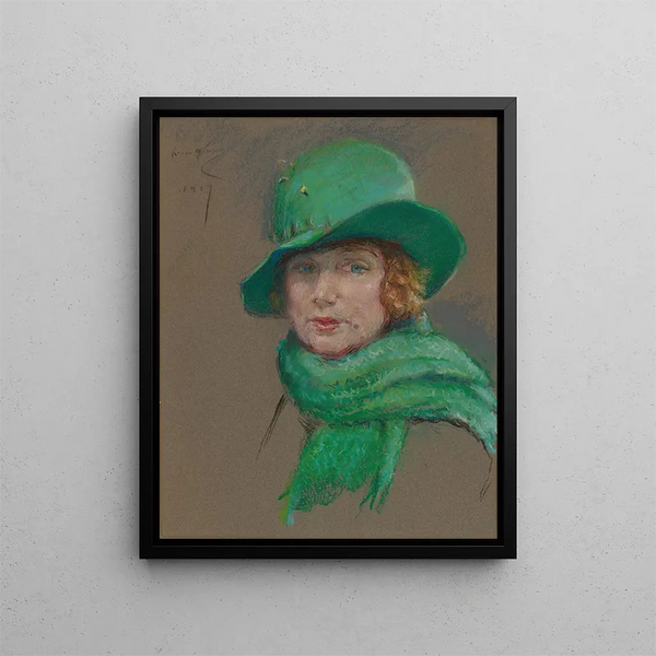 Odette Tyler Shepherd - Alice Pike Barney — framed artwork on a wall