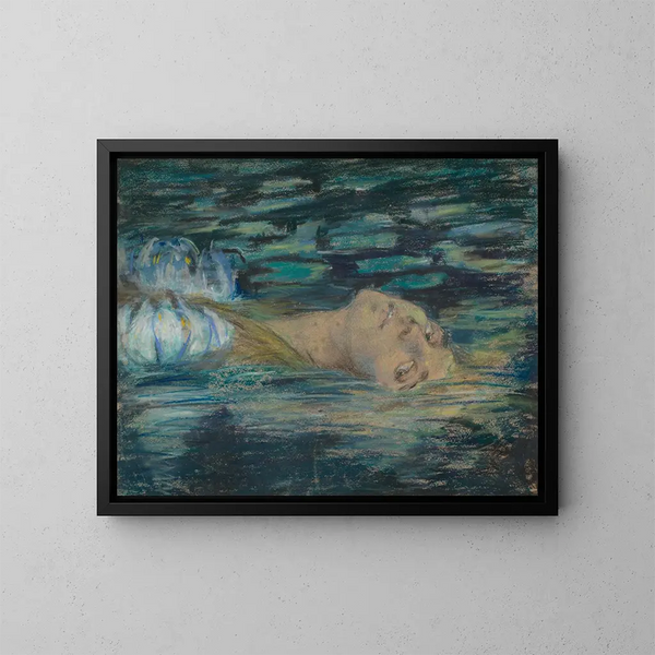 Ophelia - Alice Pike Barney — framed artwork on a wall