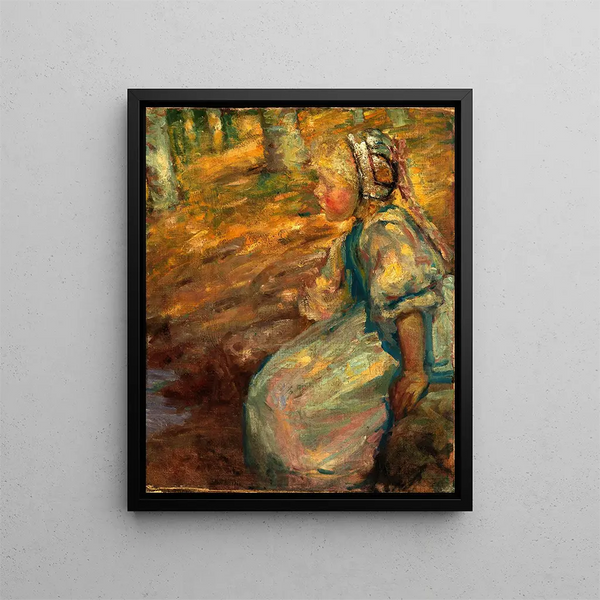 Paysanne - Alice Pike Barney — framed artwork on a wall