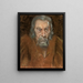 R. D. Shepherd in the role of Shylock - Alice Pike Barney — framed artwork on a wall
