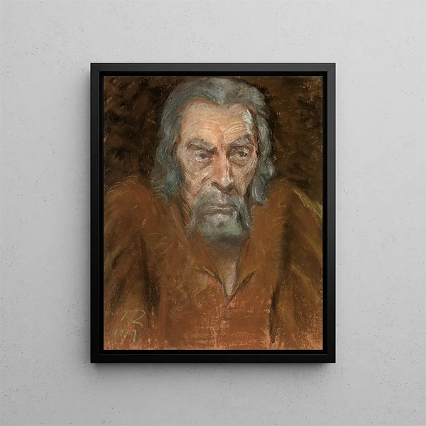 R. D. Shepherd in the role of Shylock - Alice Pike Barney — framed artwork on a wall