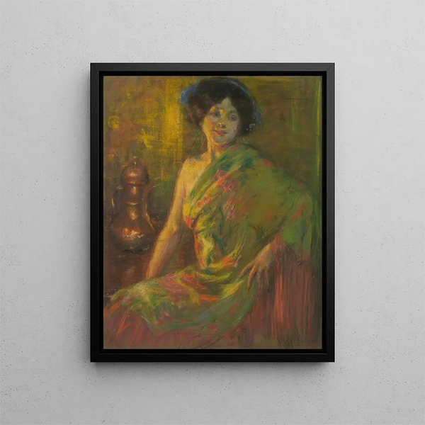 Seville to Montmartre - Alice Pike Barney — framed artwork on a wall