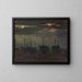 Moonlit Boats - Alice Pike Barney — framed artwork on a wall