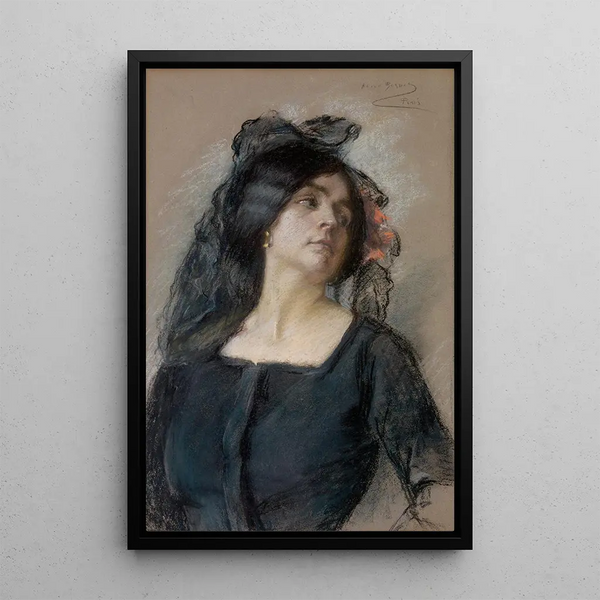 Reproduction of the painting Woman Spanish - Alice Pike Barney