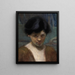 Study of a Boy's Head - Alice Pike Barney — framed artwork on a wall