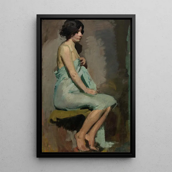 Reproduction of the painting Study of a seated woman - Alice Pike Barney