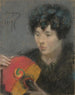 Study with a fan - Alice Pike Barney — artwork view
