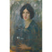 Reproduction of the painting The crystal globe - Alice Pike Barney