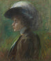 The Feathered Hat - Alice Pike Barney — artwork view