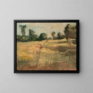 The Field - Alice Pike Barney — framed artwork on a wall