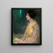 The Letter - Alice Pike Barney — framed artwork on a wall