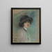 The traveler - Alice Pike Barney — framed artwork on a wall