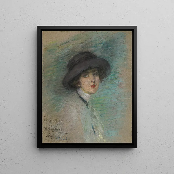 The traveler - Alice Pike Barney — framed artwork on a wall