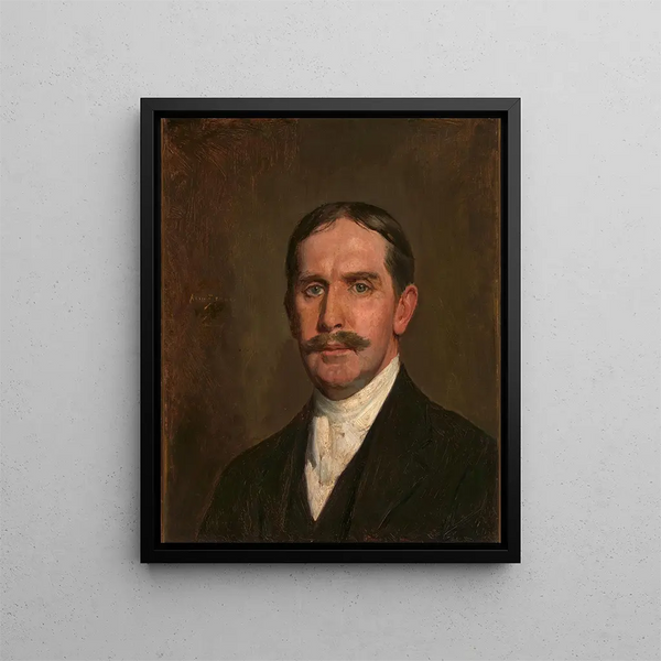 The White Stock - Alice Pike Barney — framed artwork on a wall