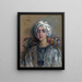 The White Turban - Alice Pike Barney — framed artwork on a wall