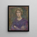 Untitled I - Alice Pike Barney — framed artwork on a wall