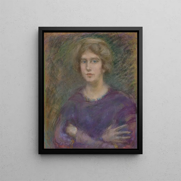 Untitled I - Alice Pike Barney — framed artwork on a wall