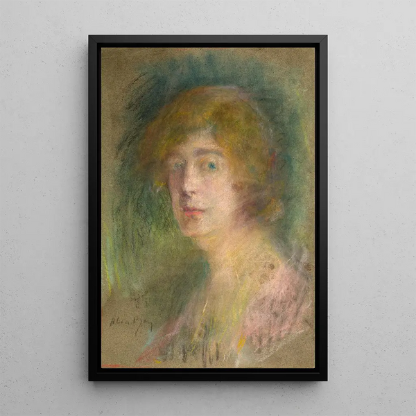 Untitled Painting - Alice Pike Barney — framed artwork on a wall