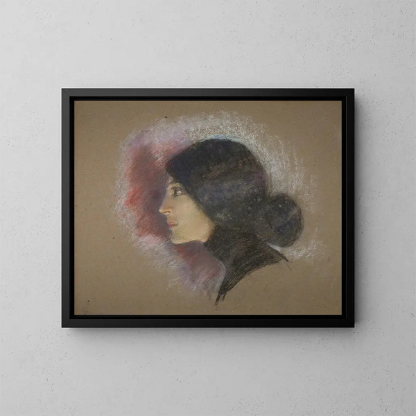 Vamp de 1900 - Alice Pike Barney — framed artwork on a wall