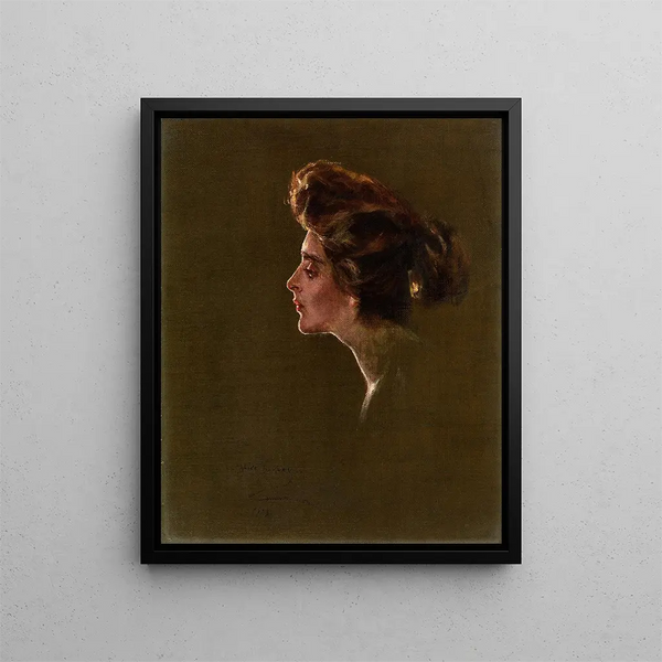 Vers 1903 - Alice Pike Barney — framed artwork on a wall