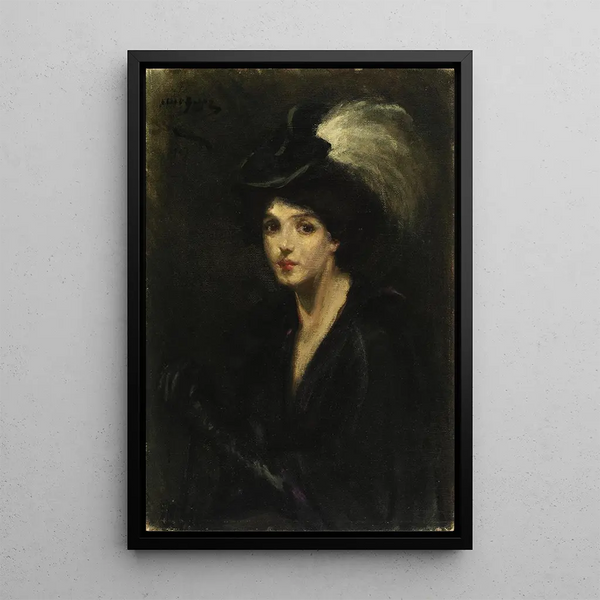 White Paradise Painting - Alice Pike Barney — framed artwork on a wall