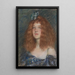Woman with Red Hair - Alice Pike Barney — framed artwork on a wall